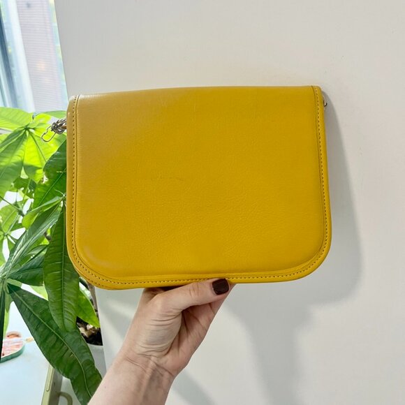 Steve Mono Handbags - Steve Mono Artisan Yellow Leather Crossbody Bag